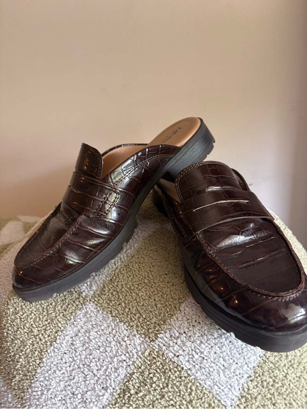 NWOT Leather Penny Loafers Slip-On - Brown